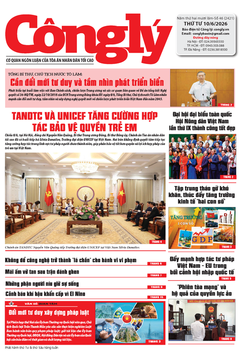 Báo Công lý số 46.2026