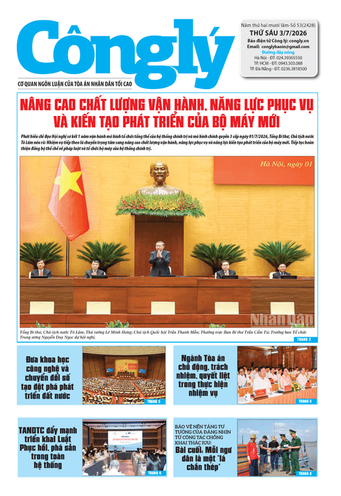 Báo Công lý số 53.2026