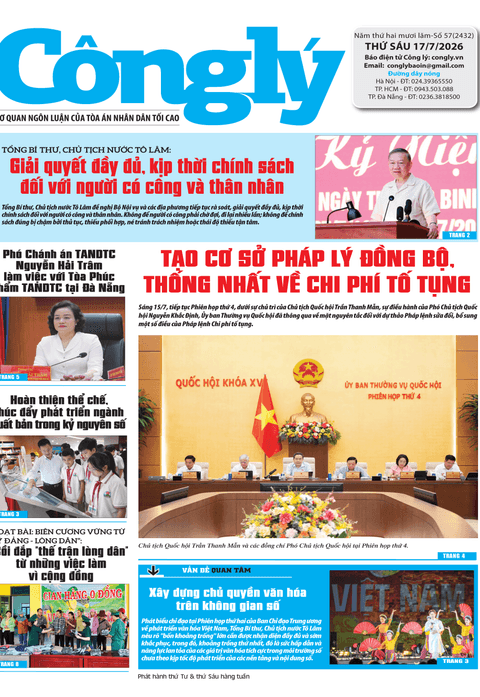 Báo Công lý số 57.2026