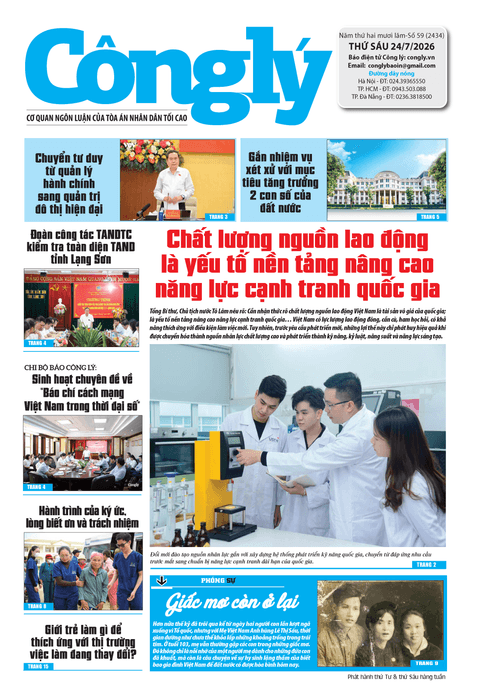 Báo Công lý số 59.2026