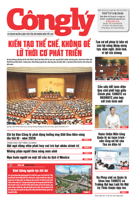 Báo Công lý số 62.2026
