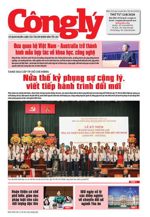 Báo Công lý số 64.2026