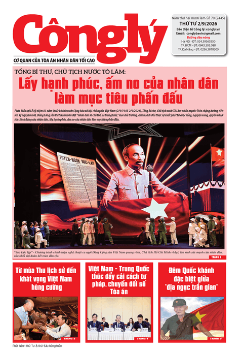 Báo Công lý số 70.2026