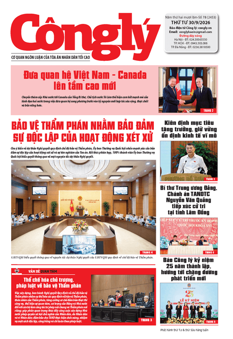 Báo Công lý số 78.2026