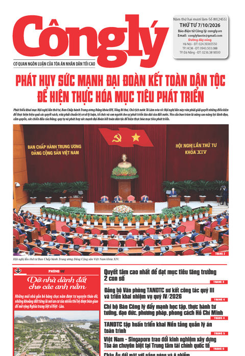 Báo Công lý số 80.2026