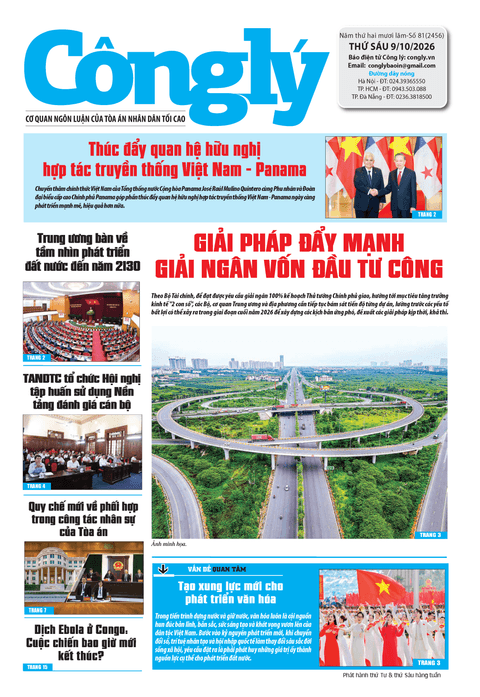 Báo Công lý số 81.2026