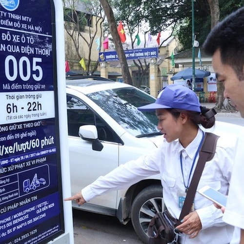 Từ ngày 1/7, Hà Nội áp dụng thu phí điện tử không dừng tại 100% bãi đỗ xe