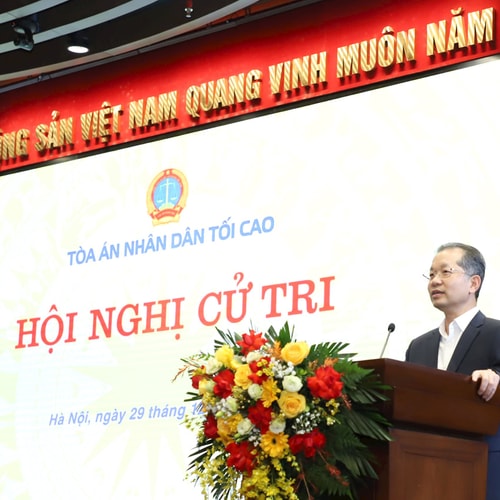 TANDTC tổ chức Hội nghị cử tri giới thiệu nhân sự ứng cử ĐBQH khóa XVI