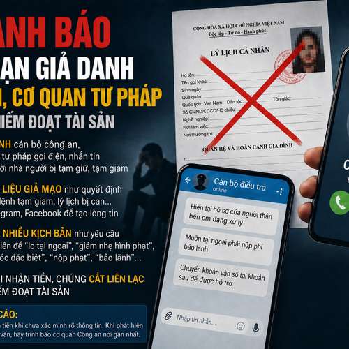 Cảnh báo thủ đoạn giả danh công an gọi điện lừa đảo thân nhân người bị tạm giam