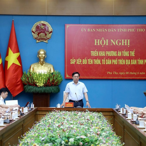 Phú Thọ dự kiến giảm gần 39% số thôn, tổ dân phố sau sắp xếp