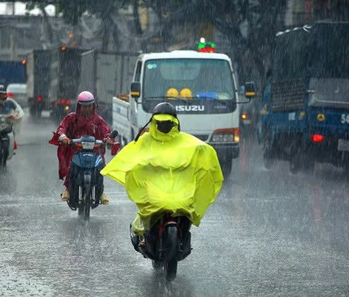 Thời tiết hôm nay, mưa dông bao trùm nhiều khu vực