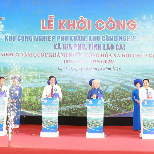 Lào Cai khởi công 2 khu công nghiệp quy mô 500 ha