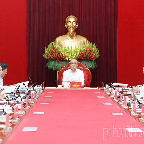 Phú Thọ: Ban Thường vụ Tỉnh ủy cho ý kiến nhiều nội dung quan trọng