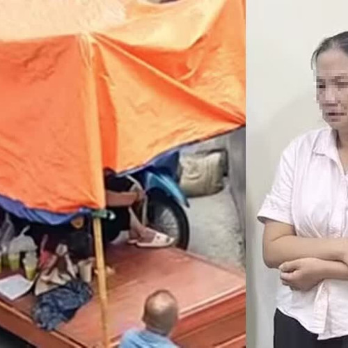 Khởi tố người phụ nữ mang đồ vật chặn lối đi chung