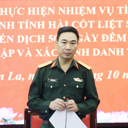 Sơn La quy tập 8 hài cốt liệt sĩ giai đoạn 1 "Chiến dịch 500 ngày đêm"
