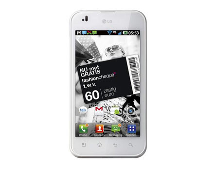 Điện thoại siêu mỏng LG Optimus White trình làng