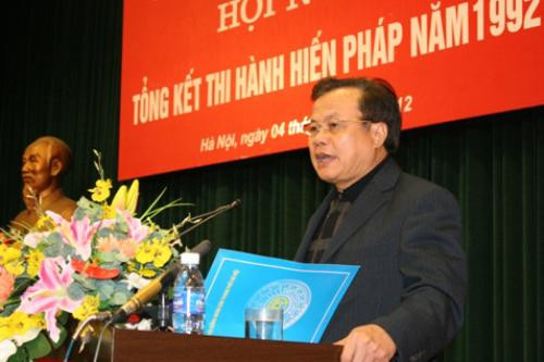 Hà Nội tổng kết thi hành Hiến pháp năm 1992