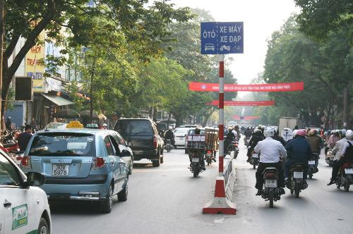 Phân làn giao thông có nguy cơ “vỡ trận”?