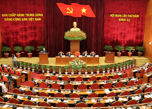 Khai mạc Hội nghị lần thứ 5, BCH Trung ương Đảng khóa XI