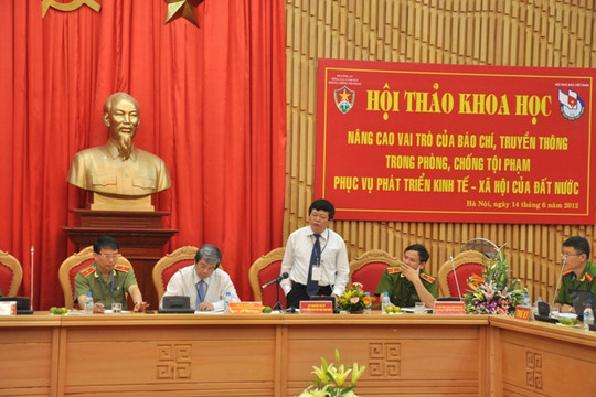 Nâng cao vai trò báo chí, truyền thông trong phòng, chống tội phạm