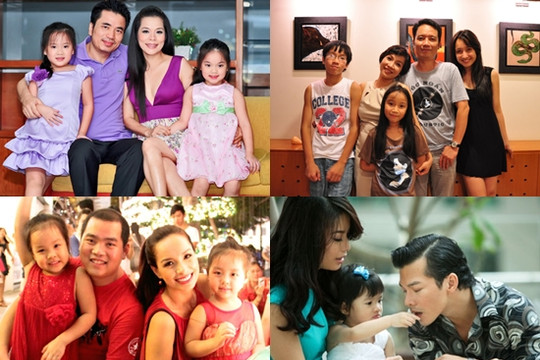Những bức ảnh gia đình cảm động nhất Showbiz Việt