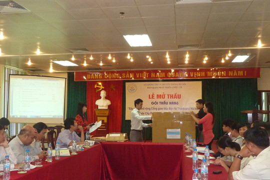 Đấu thầu qua mạng hướng tới Chính phủ điện tử:  Không thể chần chừ