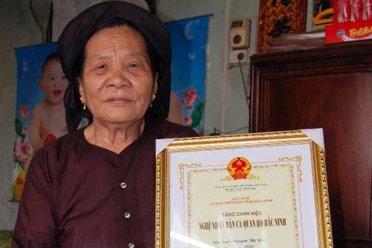 Người lưu giữ giọng hát quan họ cổ