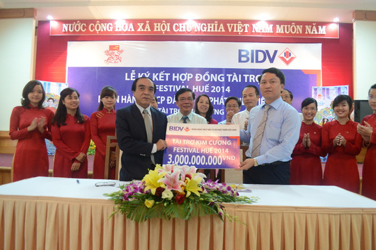 BIDV - Nhà tài trợ kim cương thứ tư cho Festival Huế 2014