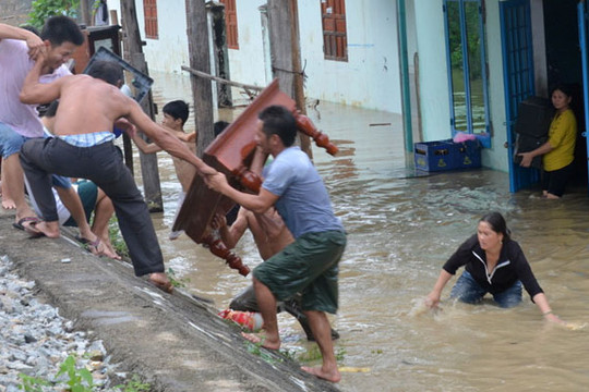 Bất ngờ chạy lũ