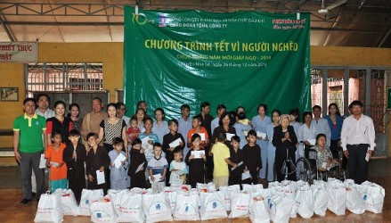DPM dành 4 tỷ đồng “Tết vì người nghèo”
