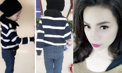 Hà Hồ tự hào khoe ảnh con trai ăn vận cực style