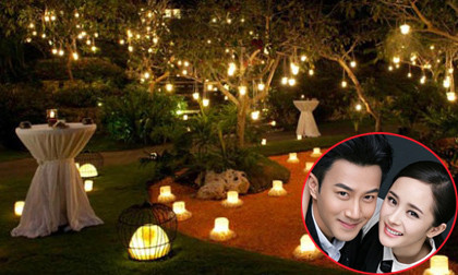 Hé lộ  khung cảnh cưới đẹp lãng mạn của Dương Mịch - Lưu Khải Uy