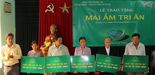 Báo Công lý đồng hành cùng Huda Huế mang Xuân ấm đến với người dân nghèo
