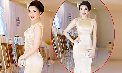 Hoa hậu Diệu Hân diện váy đuôi cá khoe vòng 3 đẹp gợi cảm