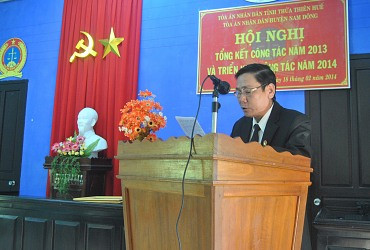 TAND huyện Nam Đông, Thừa Thiên - Huế phát động phong trào thi đua năm 2014