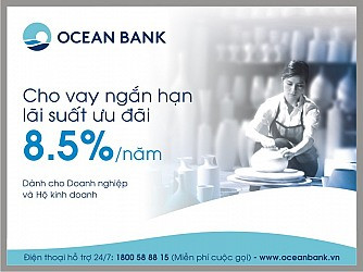 OceanBank cho vay ưu đãi hộ kinh doanh, doanh nghiệp nhỏ và siêu nhỏ