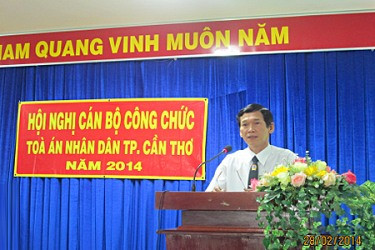 TAND Tp. Cần Thơ tổ chức Hội nghị cán bộ, công chức