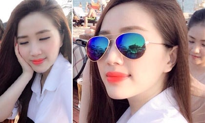 Bảo Thy khoe ảnh đi biển đẹp như trong tranh