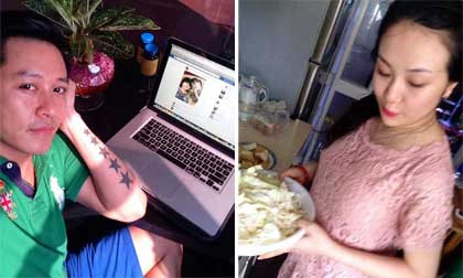 Tuấn Hưng khoe ảnh vợ yêu đảm đang vào bếp