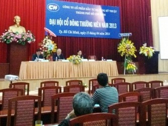 ĐHĐCĐ CII: Cổ đông lo lắng lợi suất đầu tư ngành nước