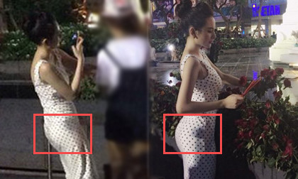 Đi lễ chùa, Angela Phương Trinh bị nghi ngờ photoshop vòng ba