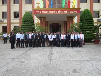 TAND tỉnh Kiên Giang tổ chức Hội nghị hợp tác quốc tế với Tòa án Campuchia