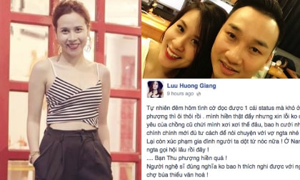 Lưu Hương Giang cho rằng bạn gái Thành Trung "vô văn hóa"