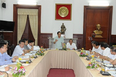 Ban Thường vụ Đảng ủy Khối các cơ quan Trung ương làm việc với Ban Thường vụ Đảng ủy TANDTC
