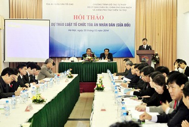 TANDTC quản lý các TAND địa phương và các TAQS về tổ chức: Hoàn toàn phù hợp với quy định của Hiến pháp năm 2013 và quá trình cải cách tư pháp