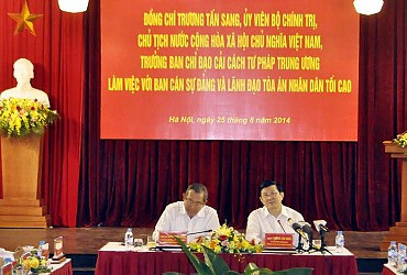 Hệ thống TAND các cấp đã triển khai thực hiện kịp thời, sâu rộng và có hiệu quả các nhiệm vụ cải cách tư pháp