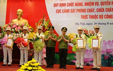 Ra mắt Cục Cảnh sát phòng cháy, chữa cháy và cứu nạn, cứu hộ