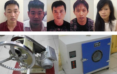 Phá đường dây sản xuất, mua bán ma túy giả số lượng lớn