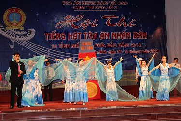 Tưng bừng Hội thao - Hội thi tiếng hát của TAND 14 tỉnh miền núi phía Bắc