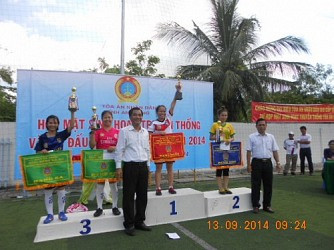 TAND tỉnh An Giang tổ chức thi đấu giải bóng đá nữ